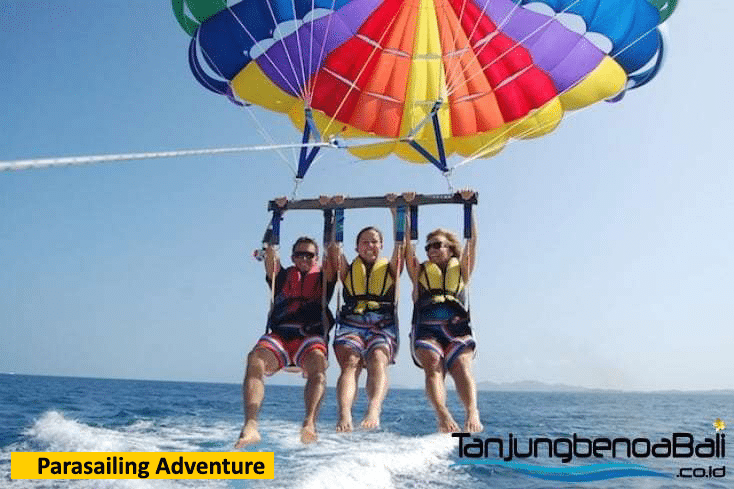 Parasailing adventure Tanjung Benoa Bali